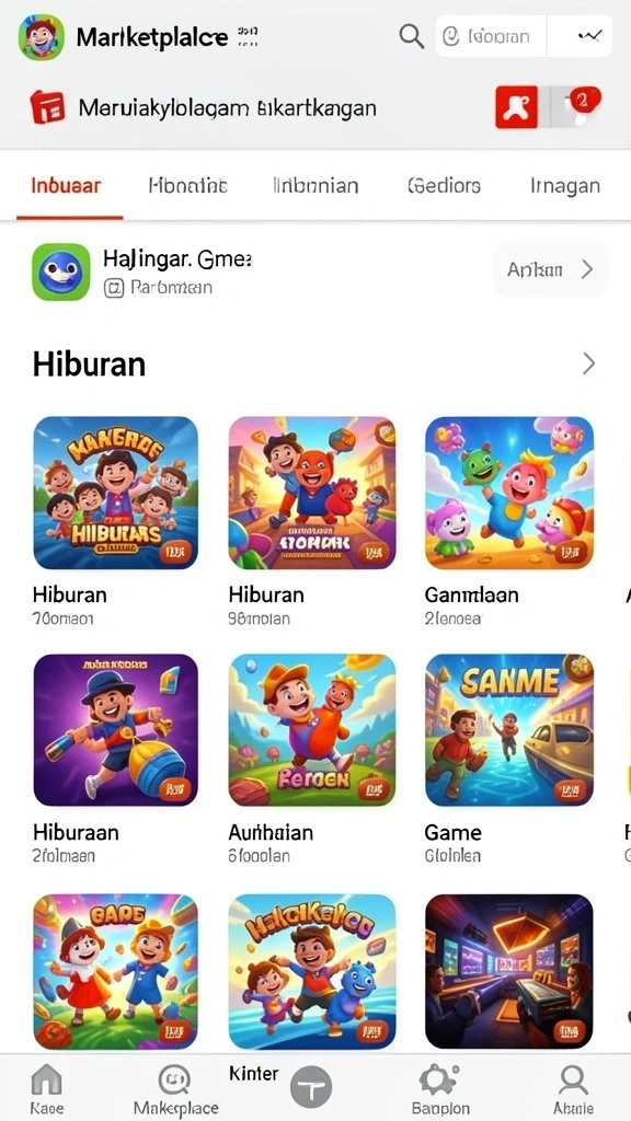 Tampilan antarmuka yang menarik dan ramah pengguna.