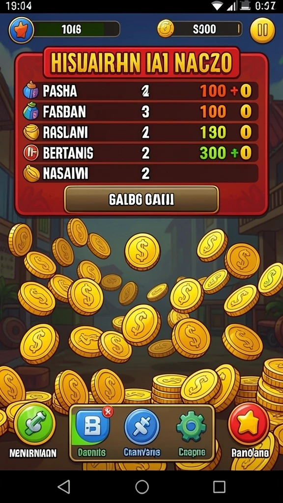 Berbagai pilihan permainan yang menghibur.