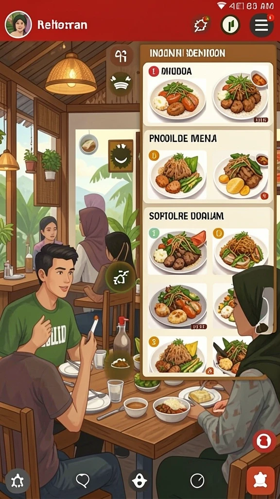 Screenshot menunjukkan mode multiplayer yang seru.