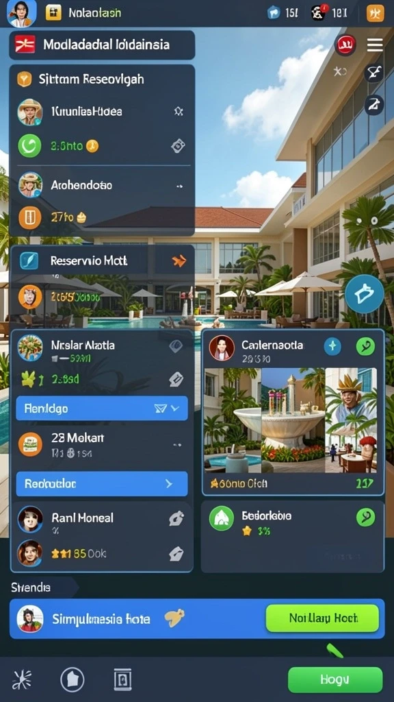 Beragam pilihan permainan yang selalu diperbarui.