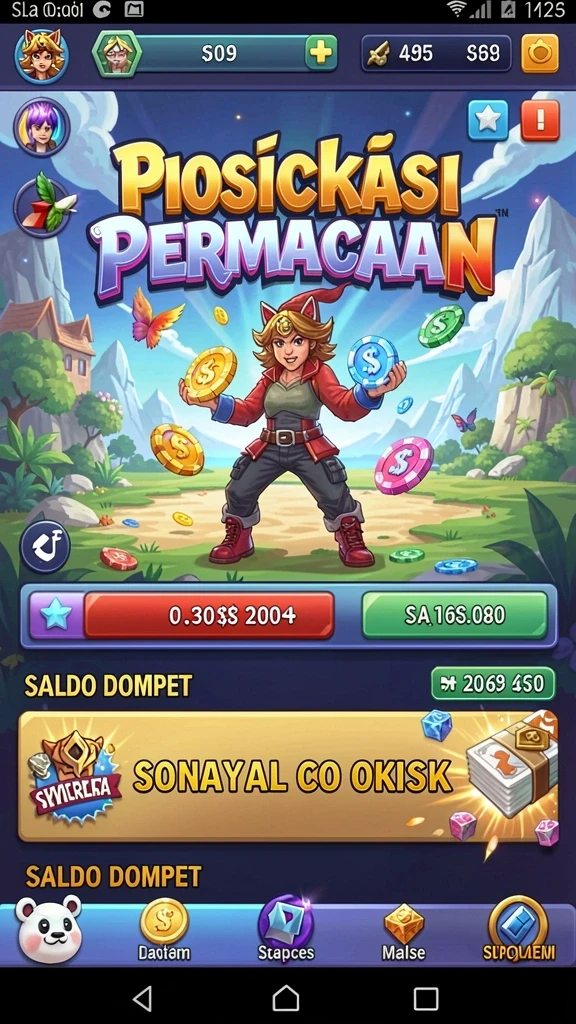Tangkapan layar menampilkan aksi mendebarkan di level terbaru.