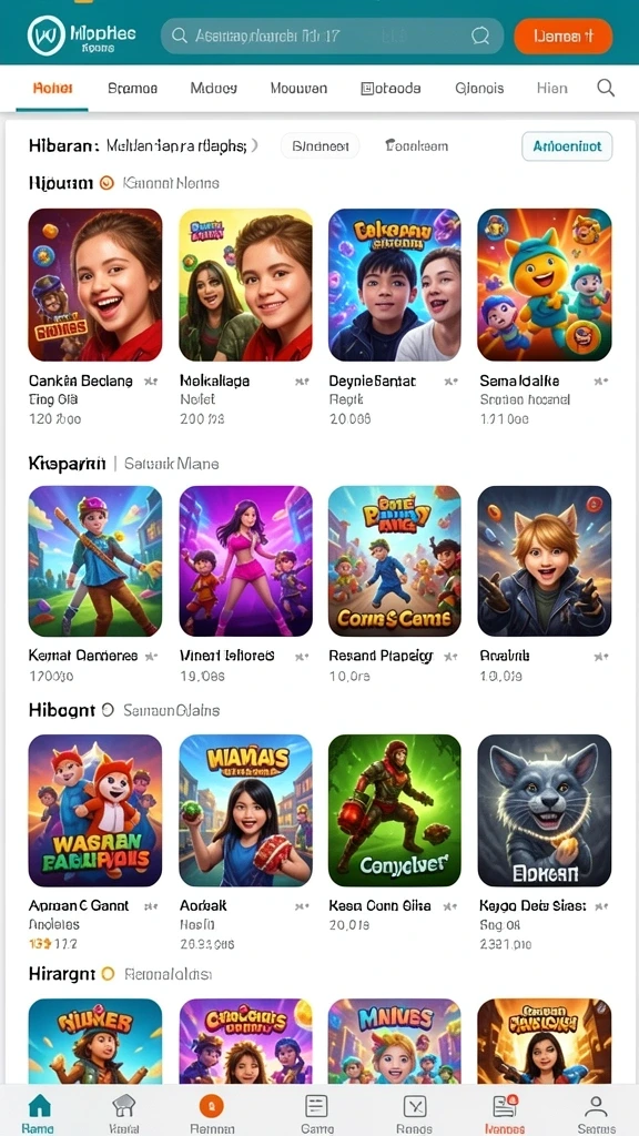 Tampilan awal permainan ID66 yang menarik dan informatif.