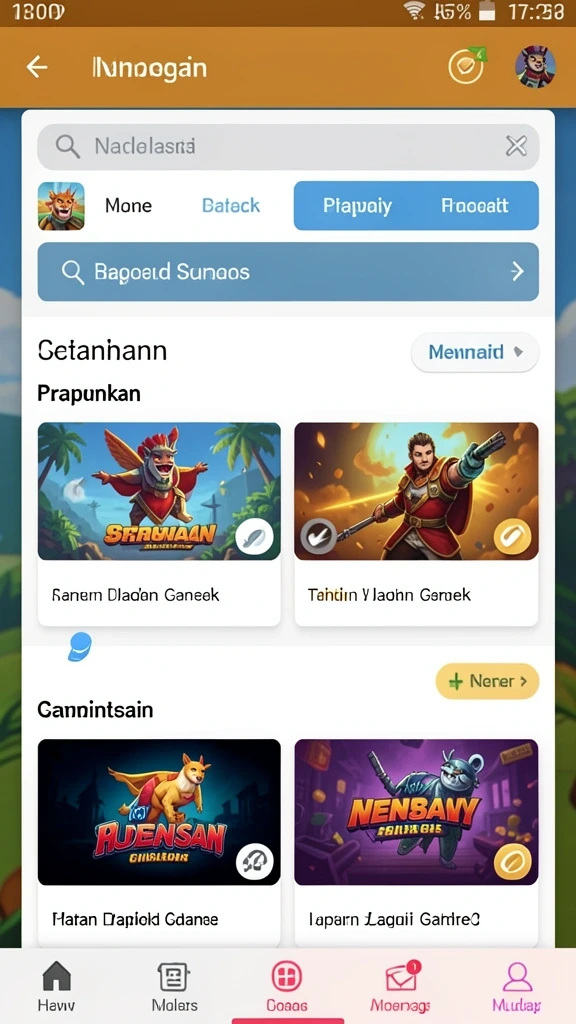 Tampilan antarmuka JUTA7 yang menarik dan user-friendly.