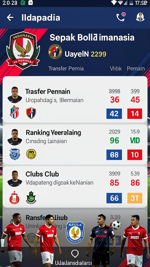 Tampilan antarmuka yang intuitif dan menarik.