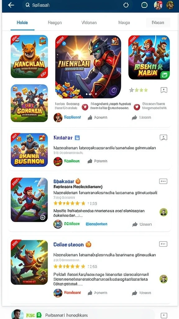 Komunitas aktif yang mendukung pemain baru.