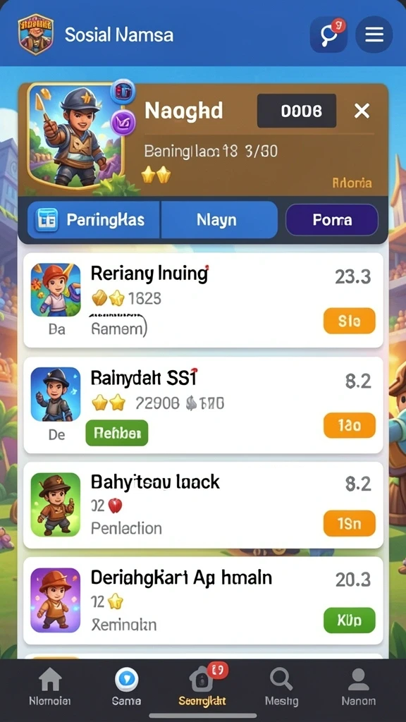 Fitur mode permainan yang bervariasi dan menarik.