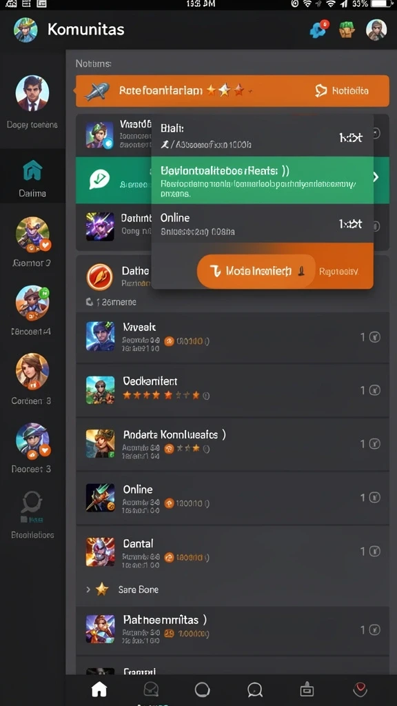 Screenshot menampilkan tampilan karakter utama dalam aksi.