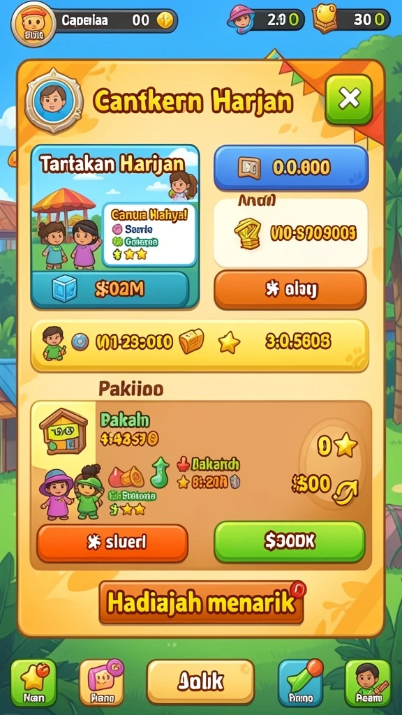 Screenshot menunjukkan misi yang sedang berlangsung dengan grafik yang menawan.