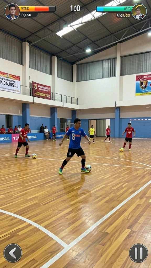 Tampilan awal yang menarik dengan karakter unik.