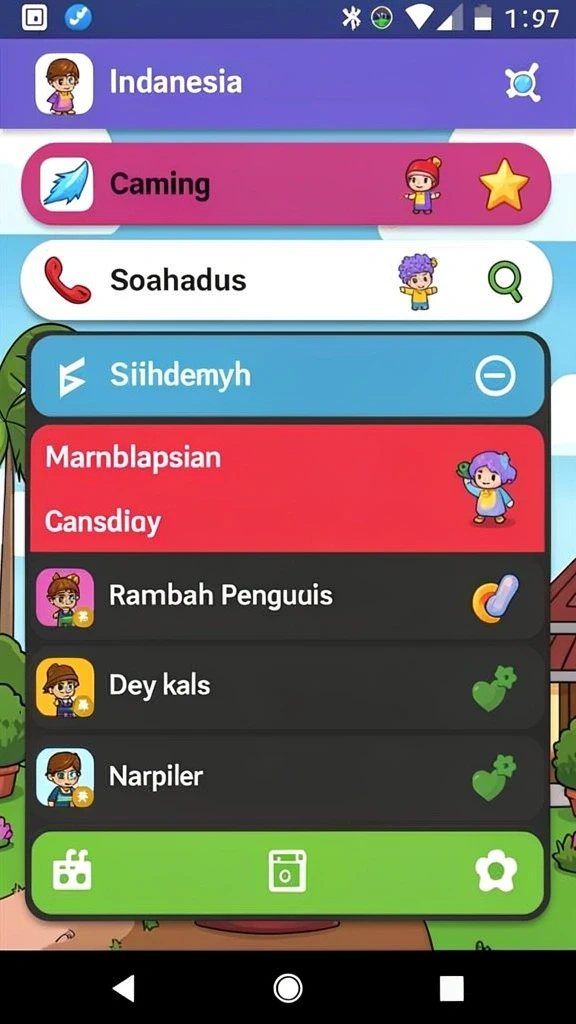 Tampilan antarmuka yang intuitif dan menarik.