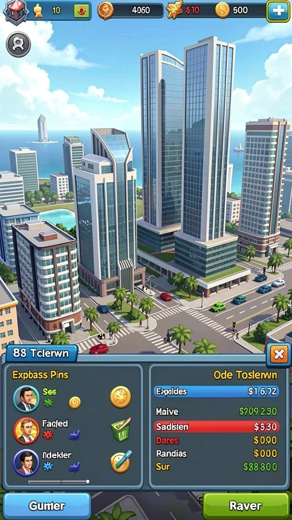 Tampilan awal game MENARA4D yang memukau.