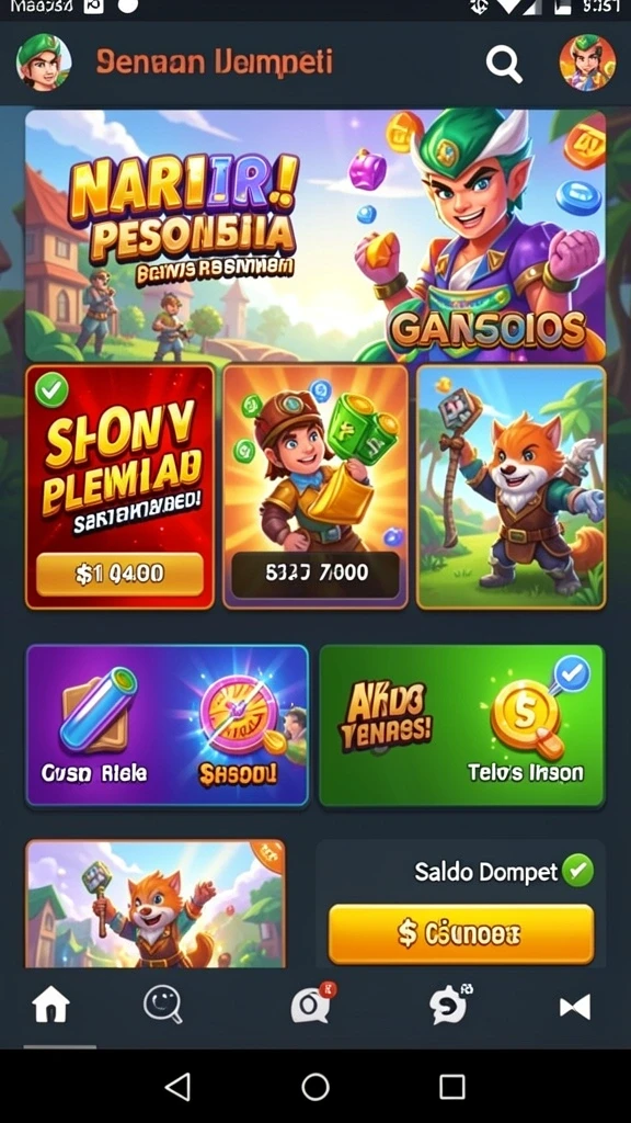 Screenshot dari dekorasi pesta pernikahan yang modern dan elegan.