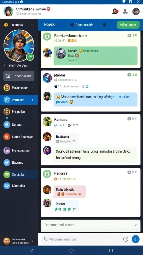 Bergabung dengan komunitas pemain yang aktif dan mendukung.