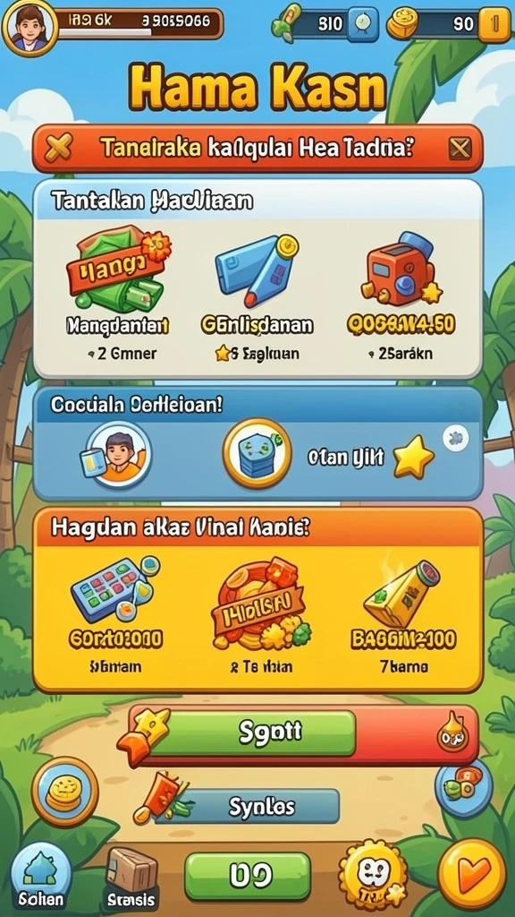 Tampilan antarmuka utama yang menarik dan mudah dinavigasi.