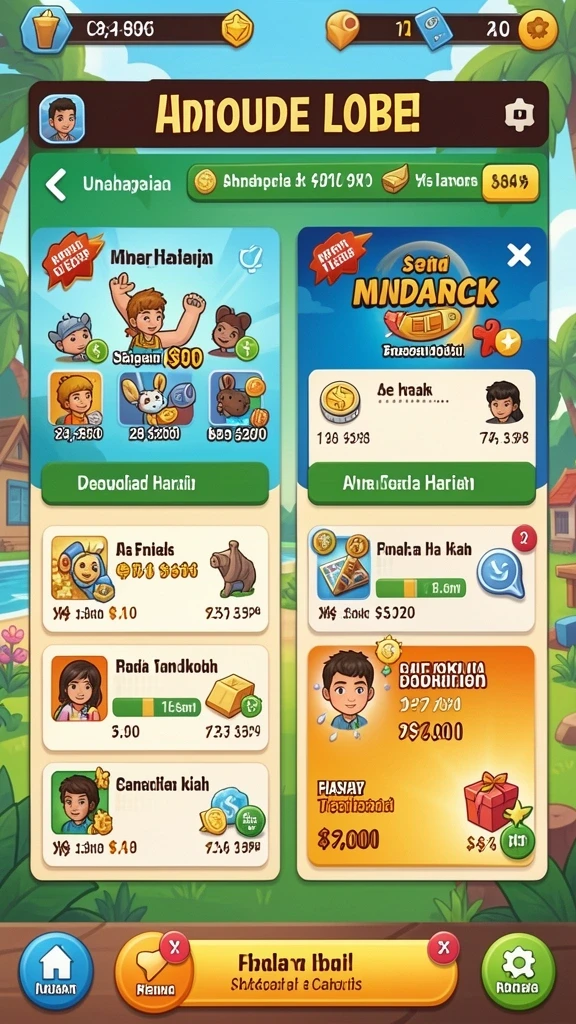 Tampilan antarmuka yang menarik dan user-friendly.