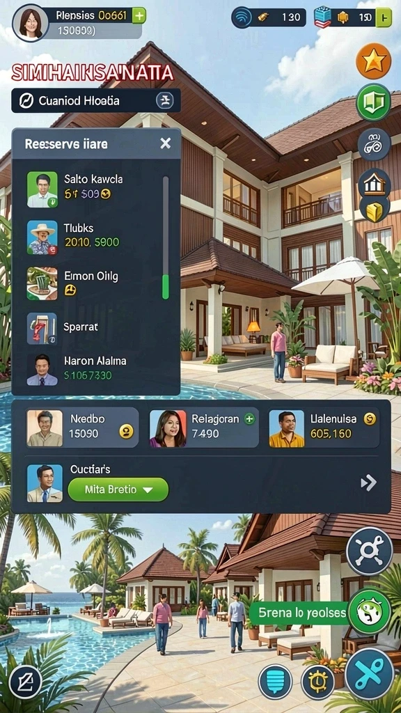 Pemain sedang berstrategi untuk mengalahkan lawan.