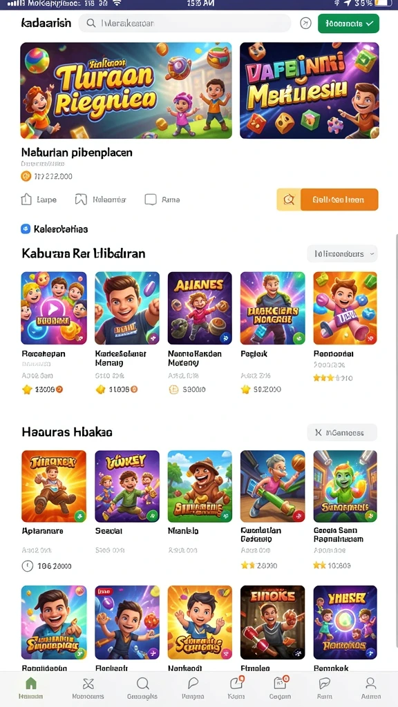 Fitur multiplayer yang memungkinkan bermain dengan teman.