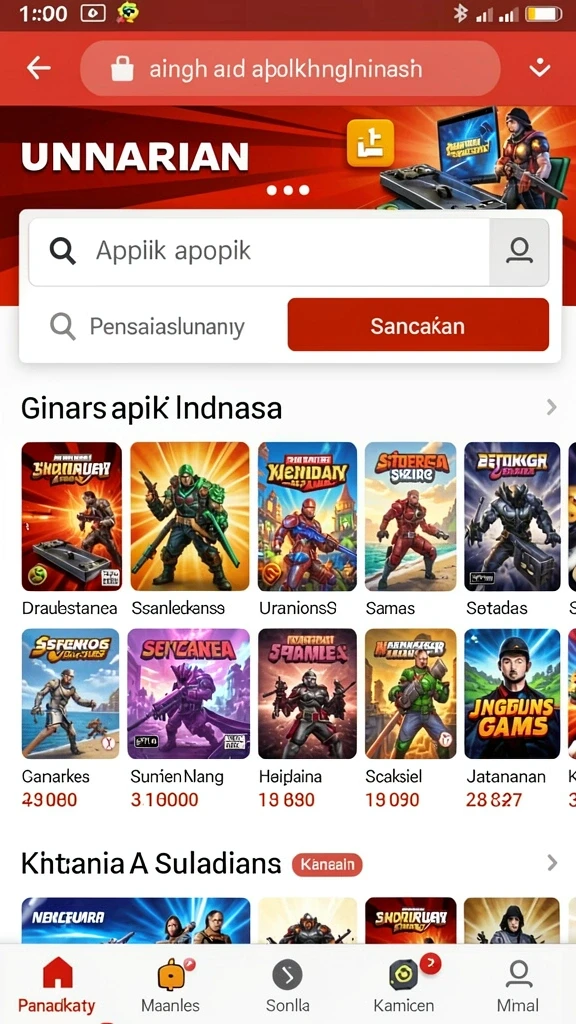 Karakter unik dengan kemampuan menarik.
