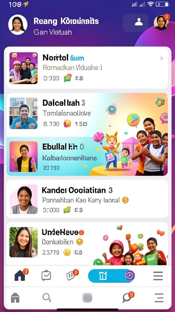 Tampilan antarmuka yang user-friendly dan menarik.