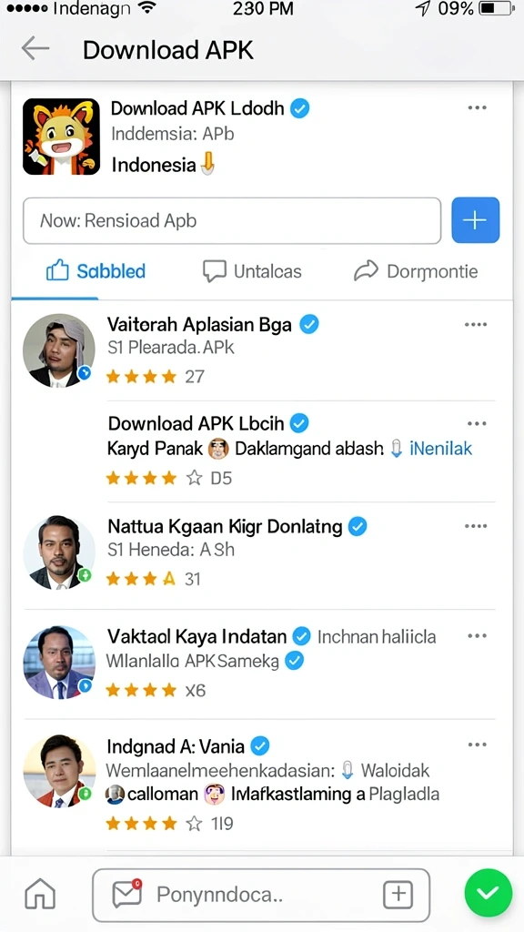 Tampilan antarmuka yang user-friendly.