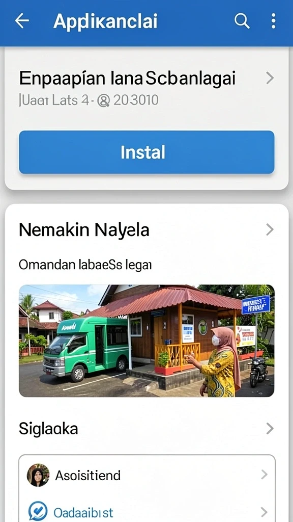 Tampilan antarmuka yang modern dan menarik.