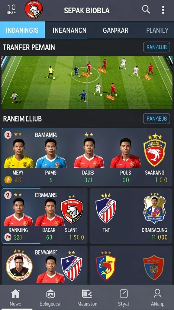 Beragam pilihan permainan menarik untuk dimainkan.