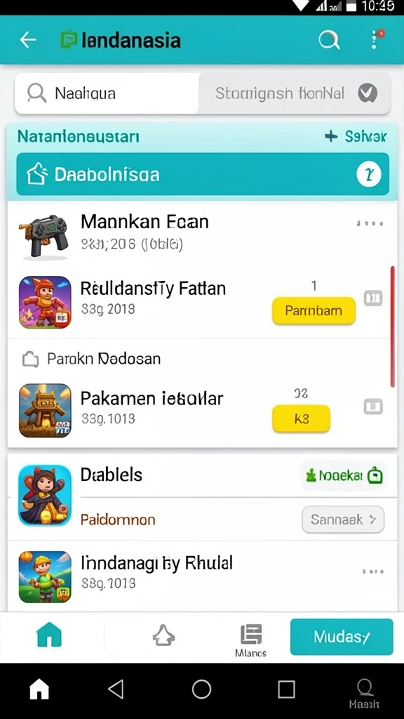 Gameplay seru dengan berbagai mode yang bisa dipilih.