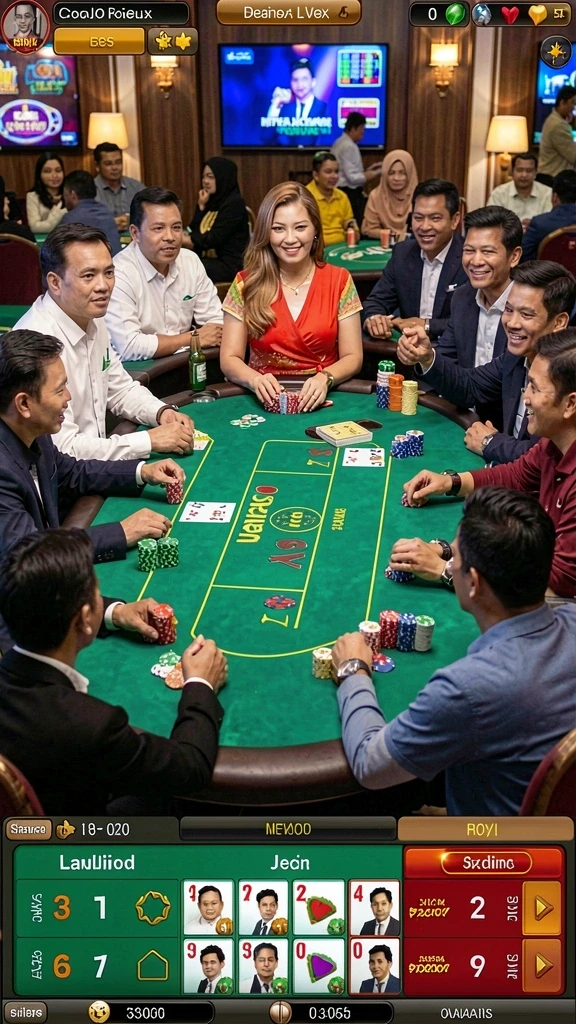 Grafis dunia game yang memukau dan berwarna.